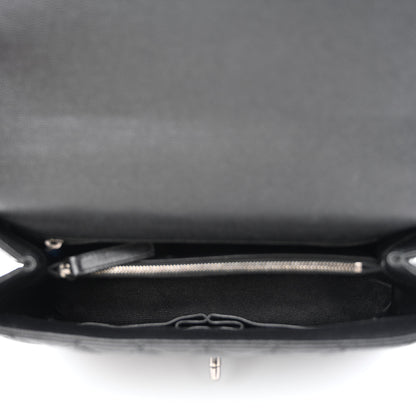 Chanel Caviar Lizard Quilted Small Coco Handle Flap Black 5 of 10