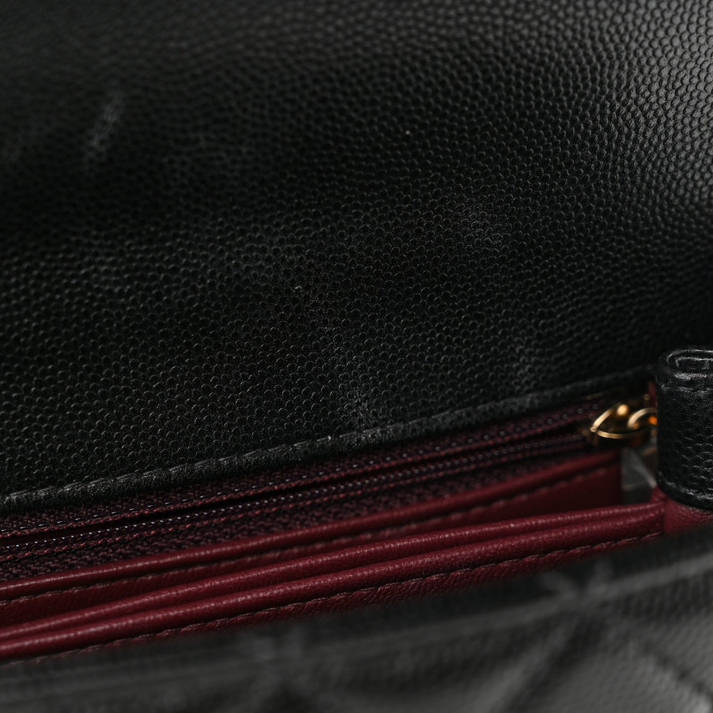 Caviar Quilted Mini Coco Handle Flap Black