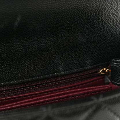 Chanel Caviar Quilted Mini Coco Handle Flap Black 12 of 14