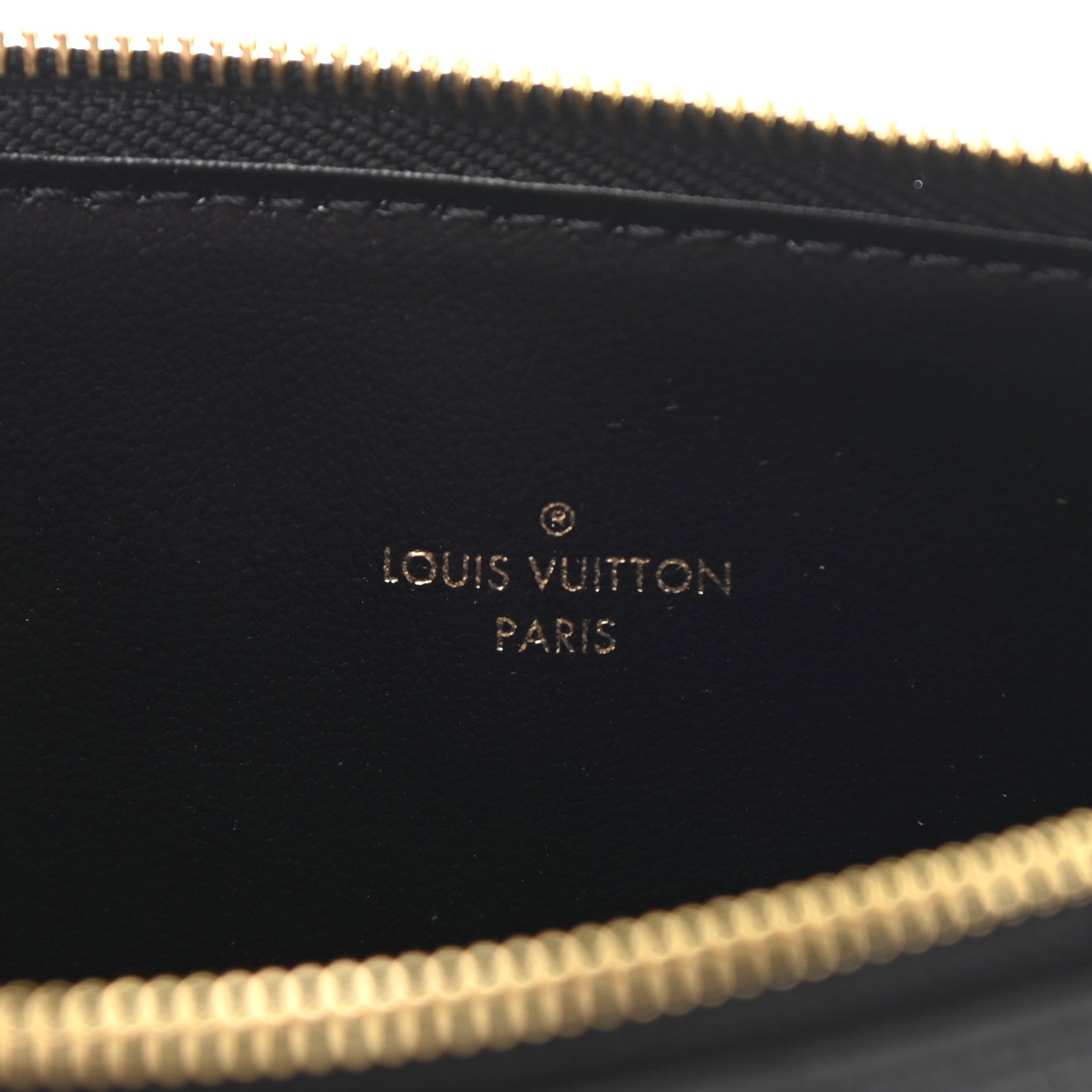 Louis Vuitton Empreinte Felicie Chain Wallet Zippered Insert Black 6 of 6