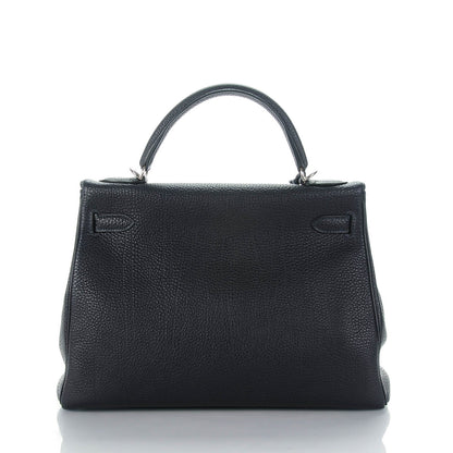 Hermes Togo Kelly Retourne 32 Indigo 4 of 25