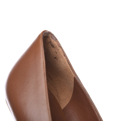 Saint Laurent Vernigolf Tribtoo 105 Platform Pumps 38 Brown 9 of 10