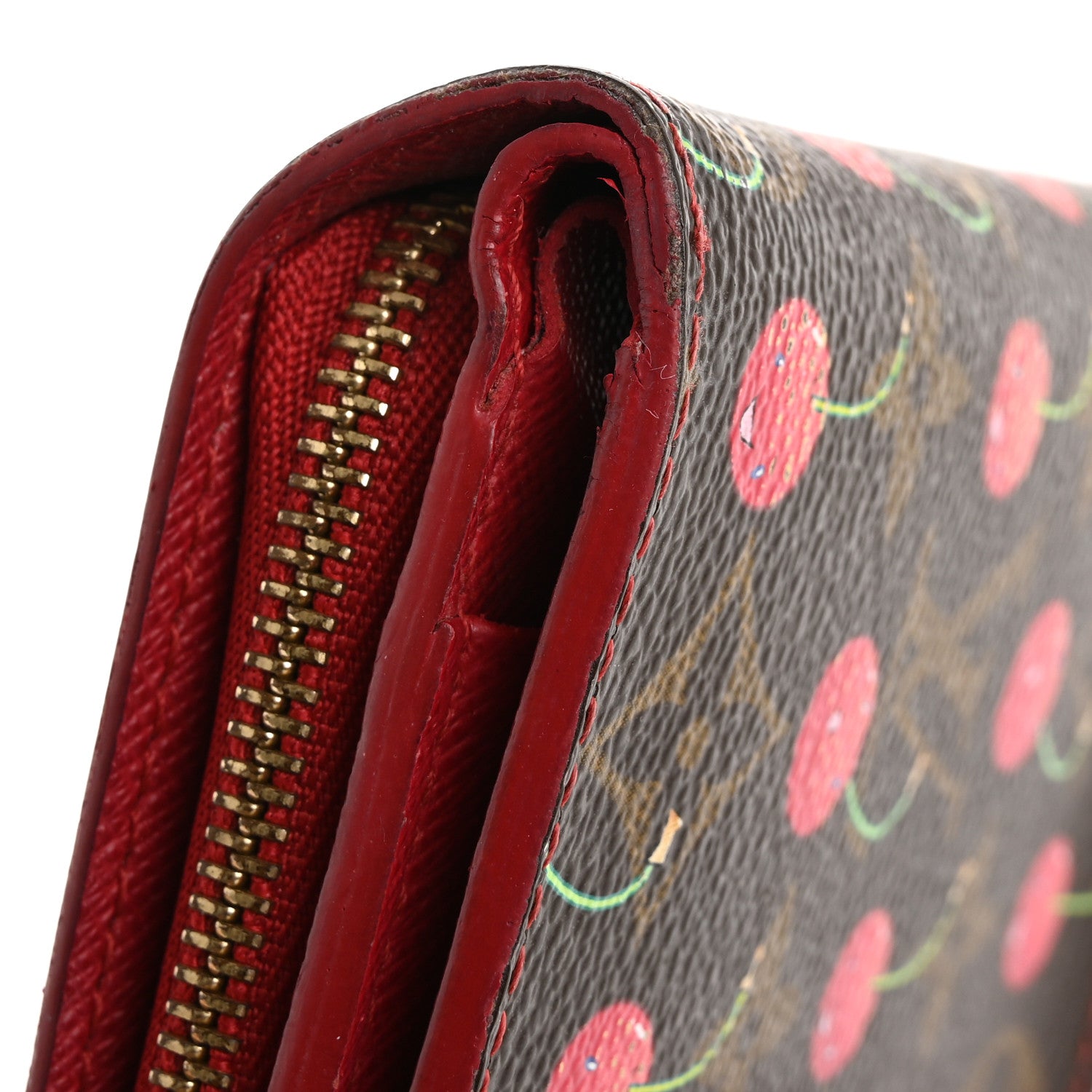 Louis Vuitton Monogram Cerises Compact Zippe Wallet 12 of 14
