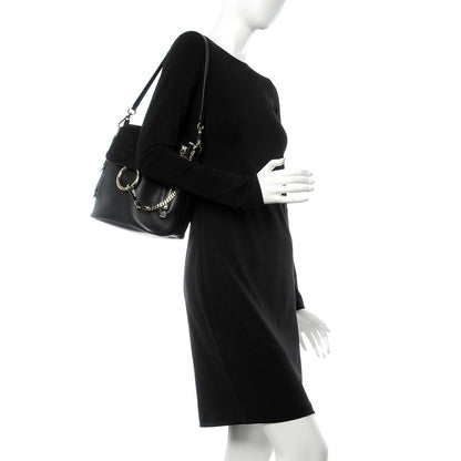 Chloe Suede Calfskin Small Faye Backpack Black 3 of 8