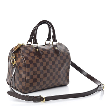 Louis Vuitton Damier Ebene Speedy Bandouliere 25 3 of 9