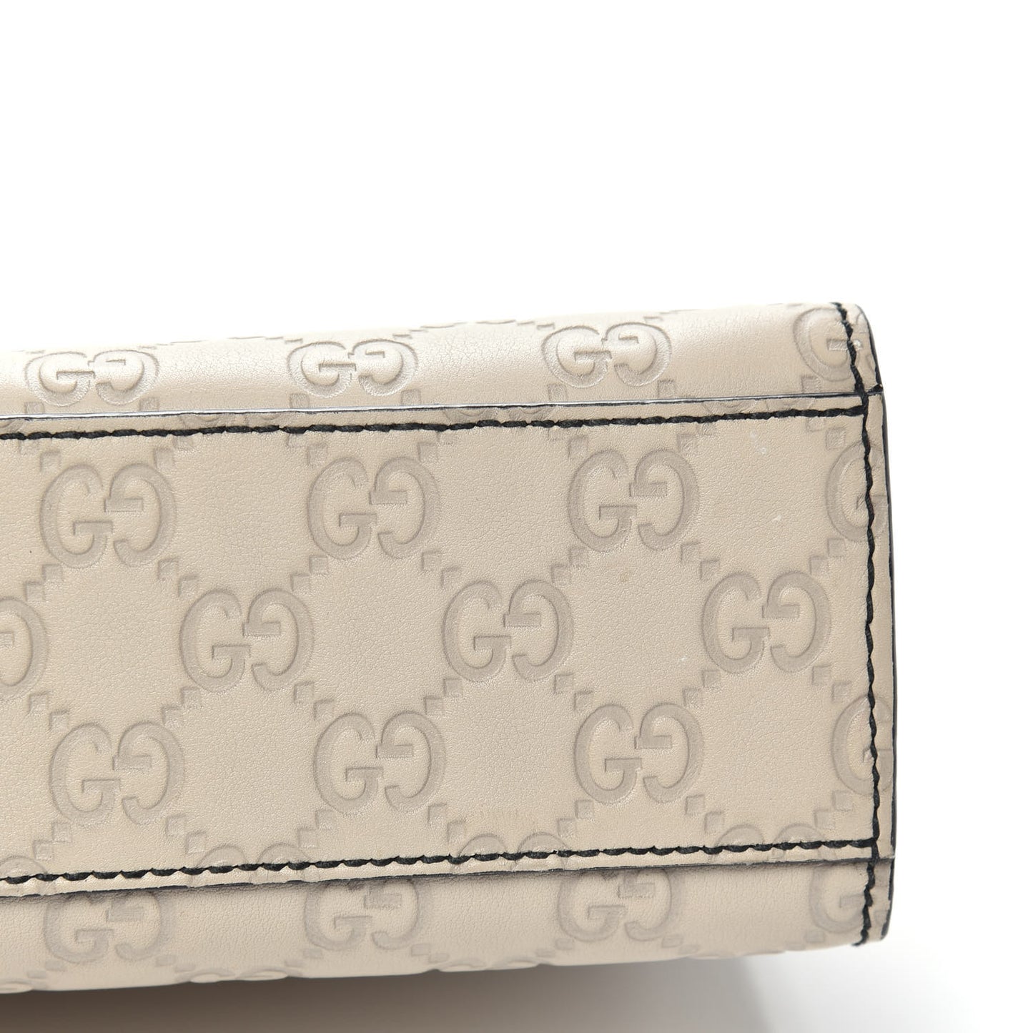 Guccissima Signature Medium Emily Chain Shoulder Bag Mystic White