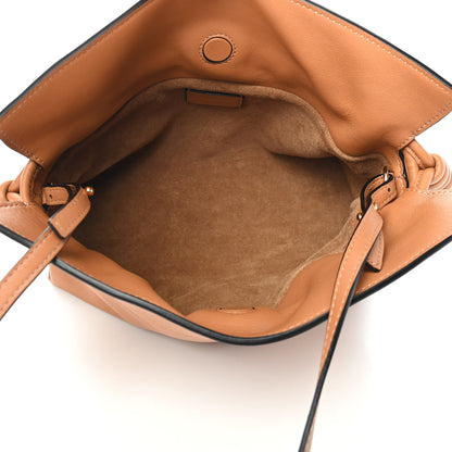 Loewe Nappa Mini Flamenco Knot Clutch Warm Desert 4 of 7