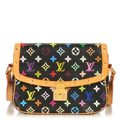 Louis Vuitton Monogram Multicolor Sologne Black 1 of 7