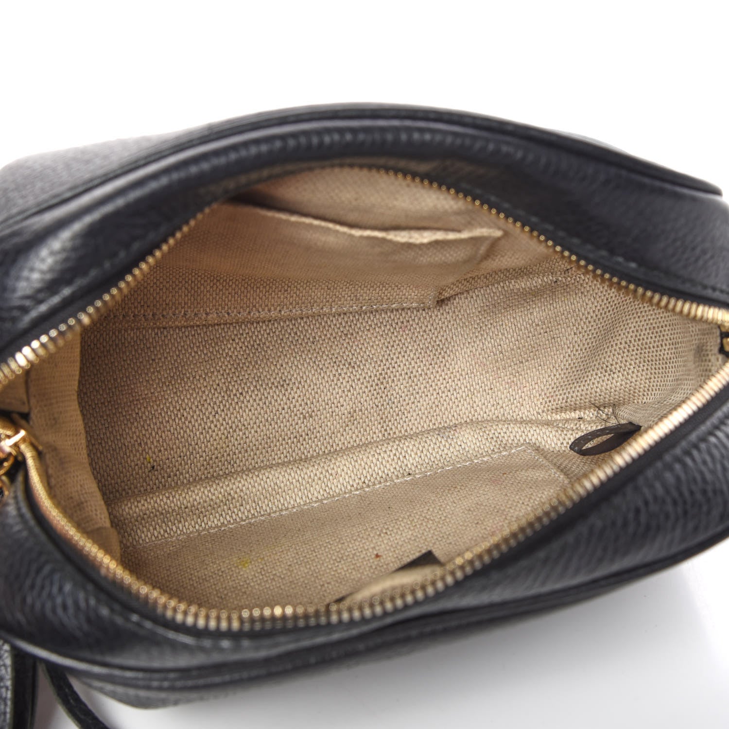 Gucci Pebbled Calfskin Small Soho Disco Bag Black 7 of 11