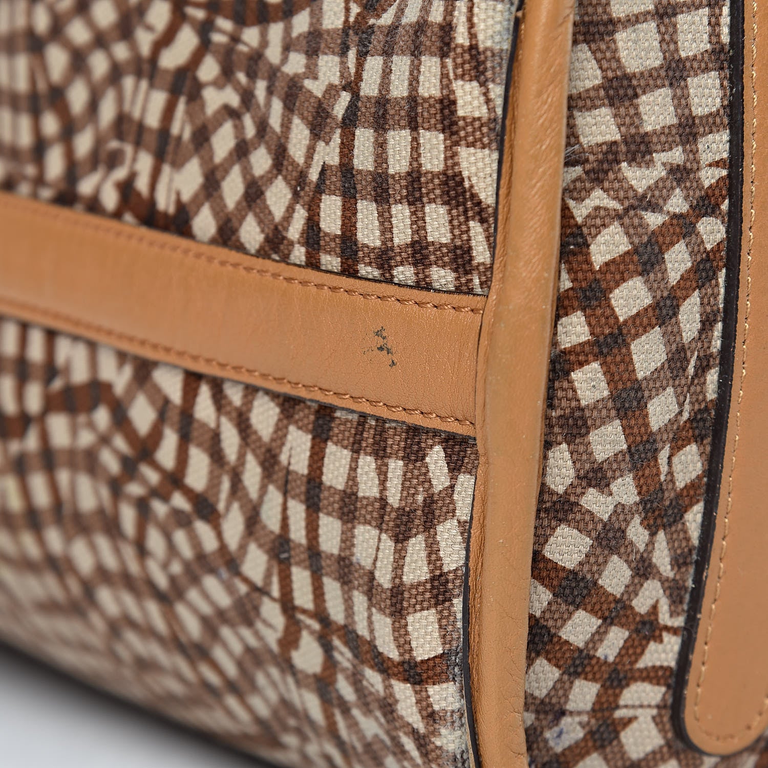 MCM Visetos Medium Liz Reversible Shopper Tote Cognac 24 of 29