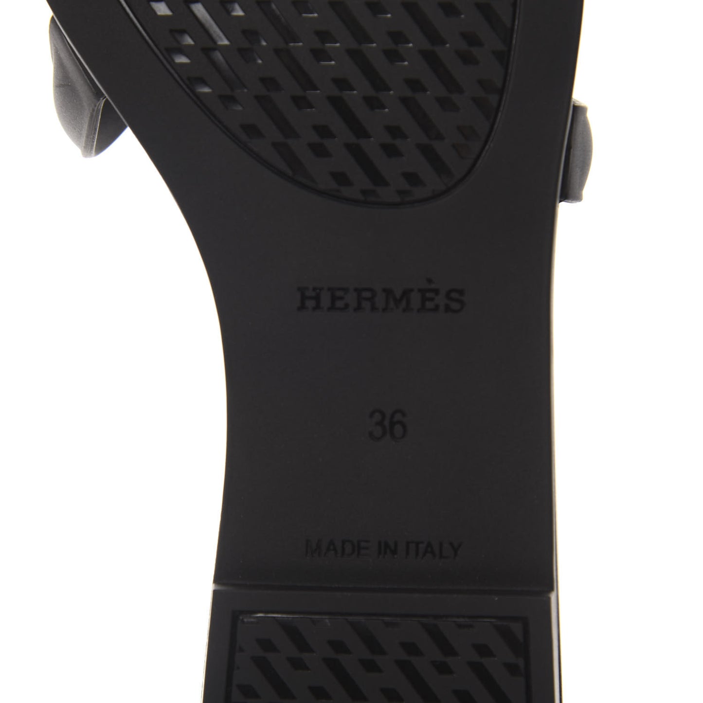 Rubber Aloha Sandals 36 Black