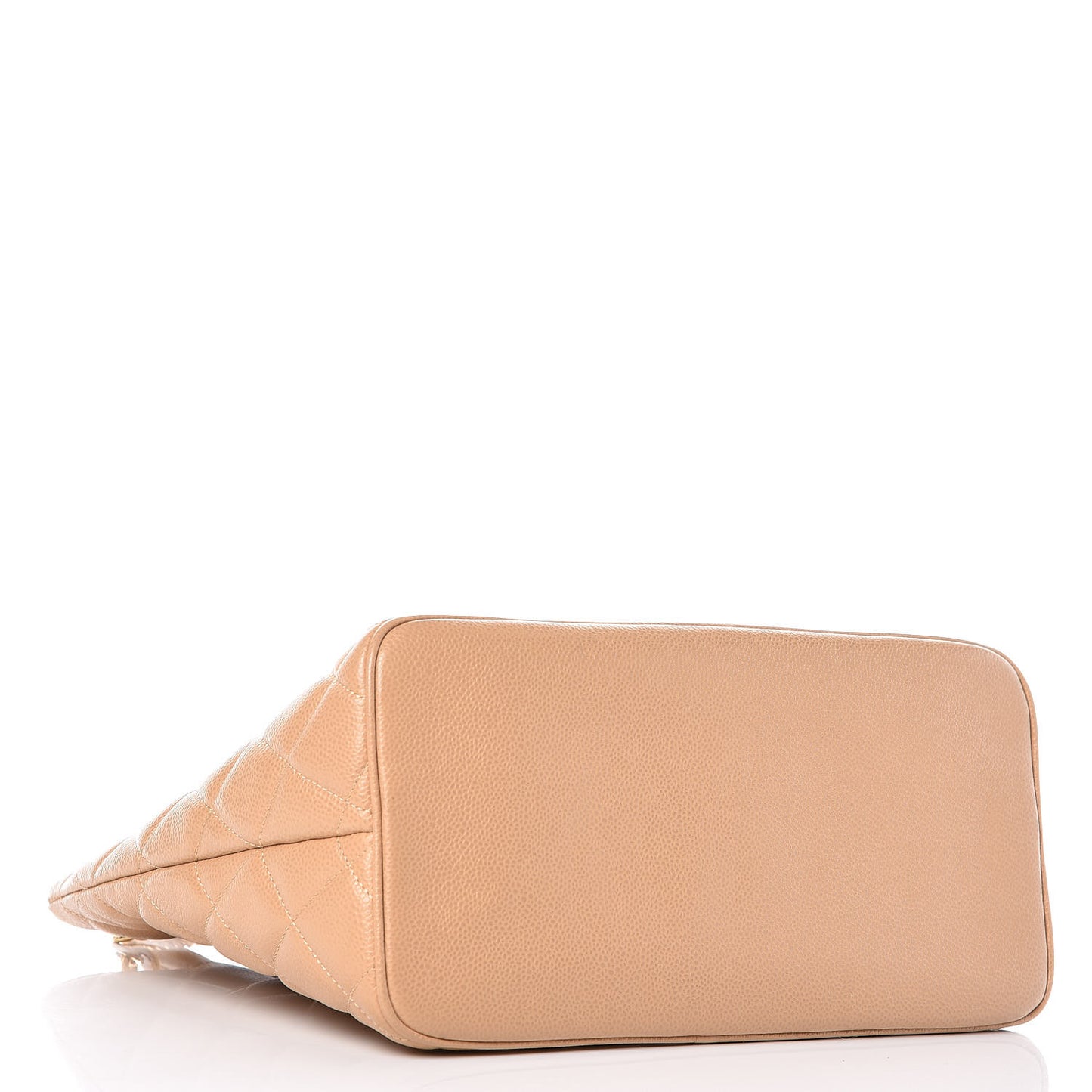 Caviar Quilted Medallion Tote Beige