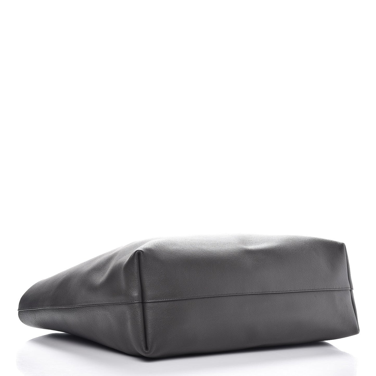 Calfskin Large Shopping Tote Dark Grey