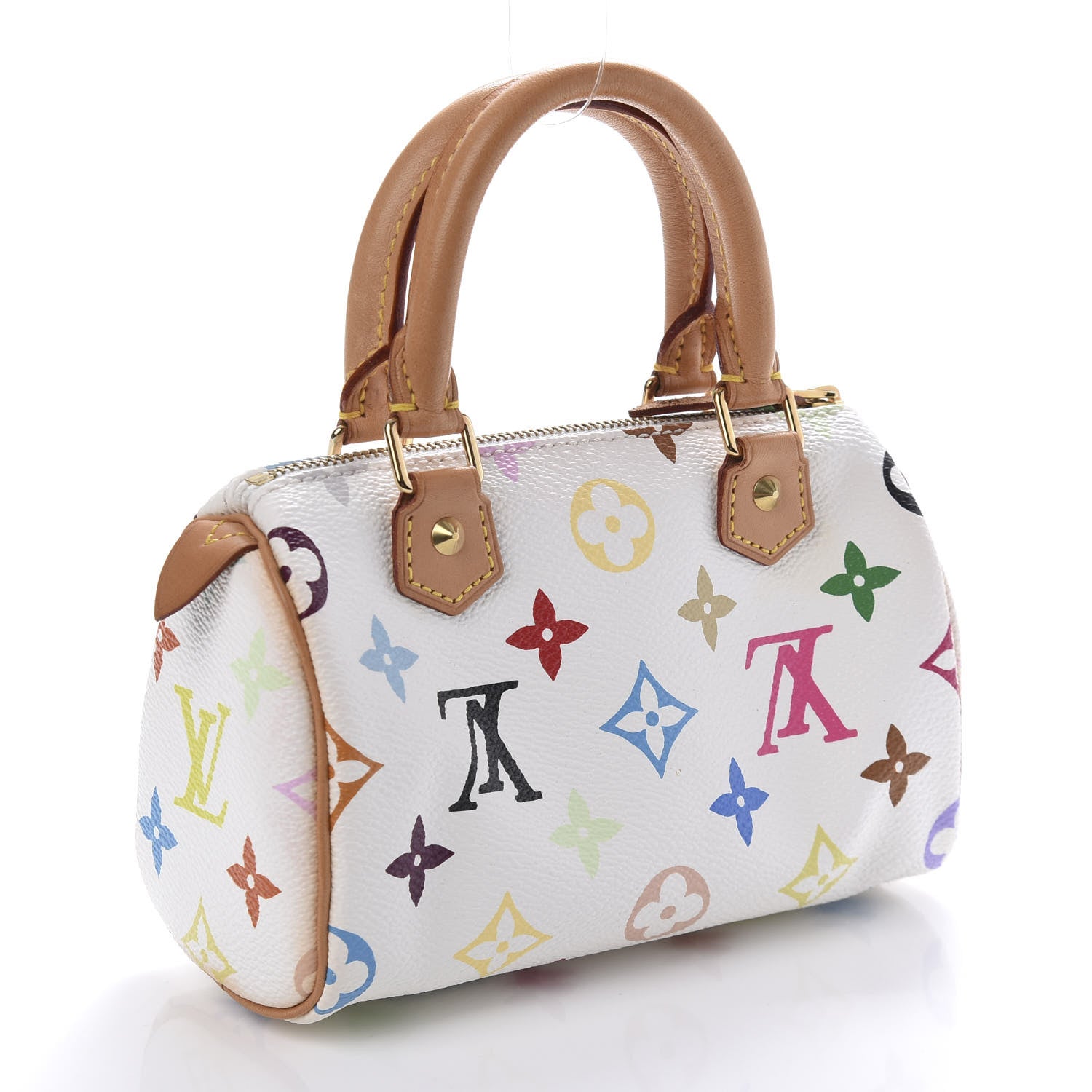 Louis Vuitton Monogram Multicolor Mini Sac HL Speedy White 7 of 20