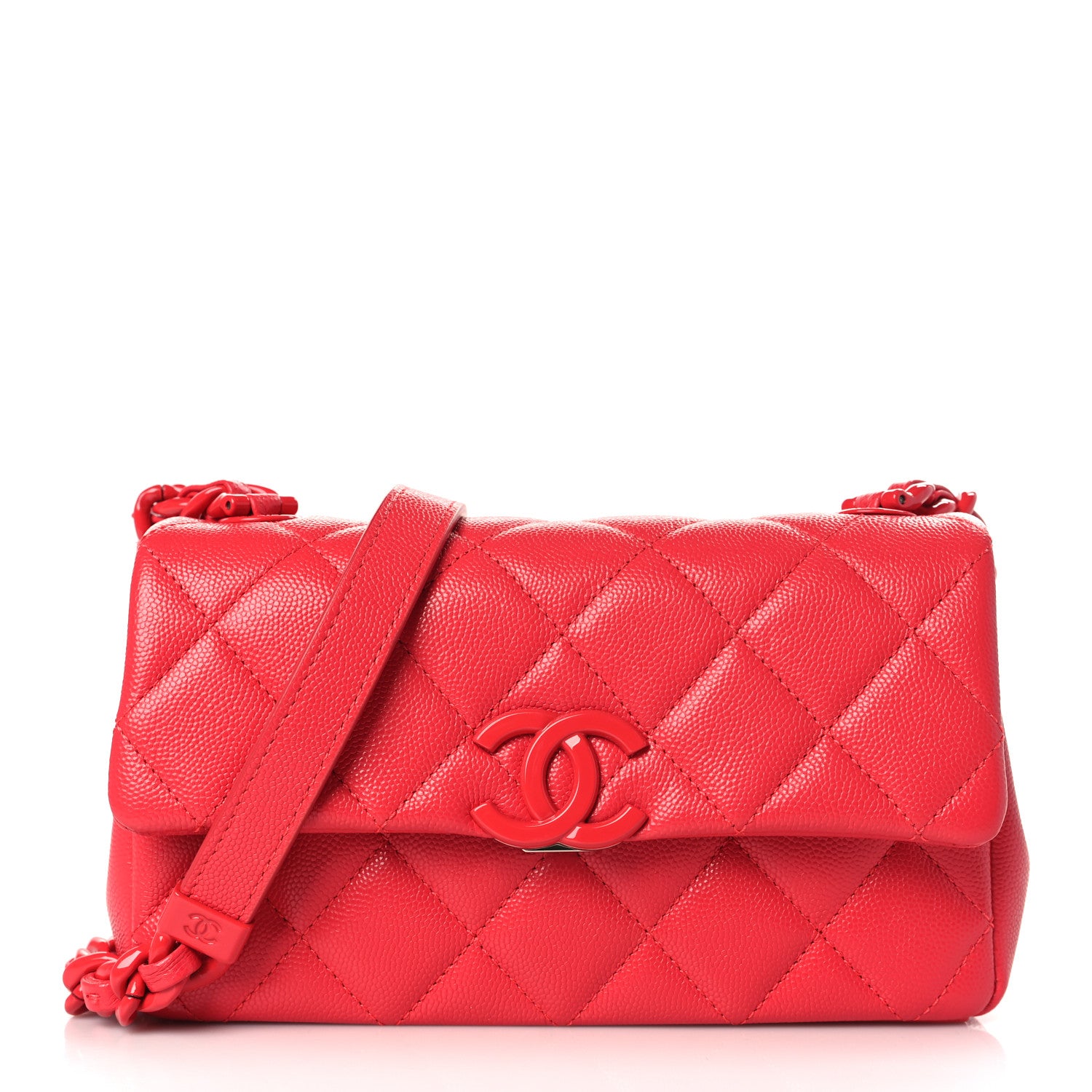 Chanel Caviar Quilted My Everything Small Flap Pink 1 of 9