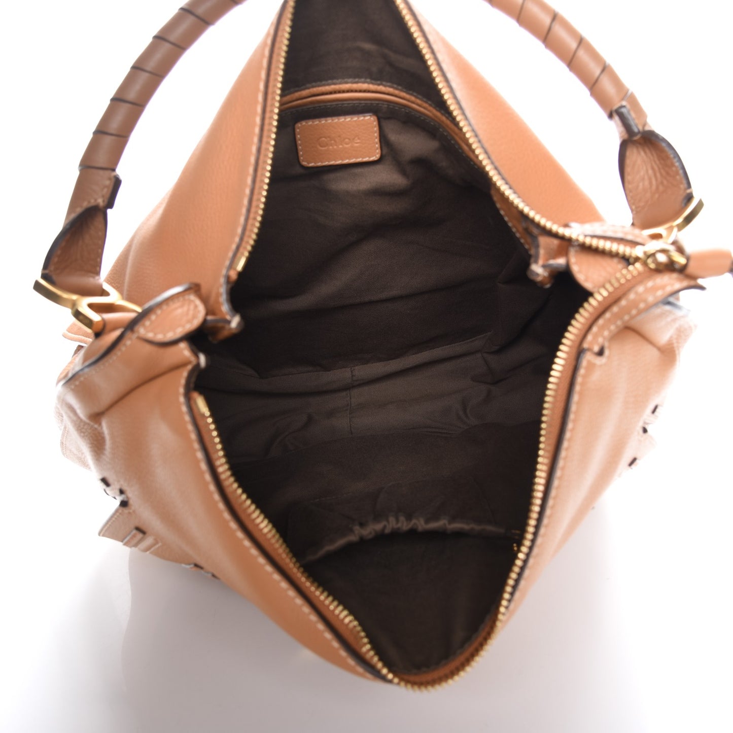 Calfskin Large Marcie Hobo Ochre