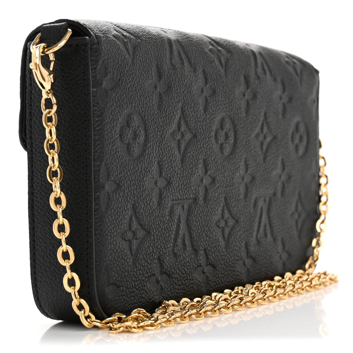Empreinte Pochette Felicie Chain Wallet Black