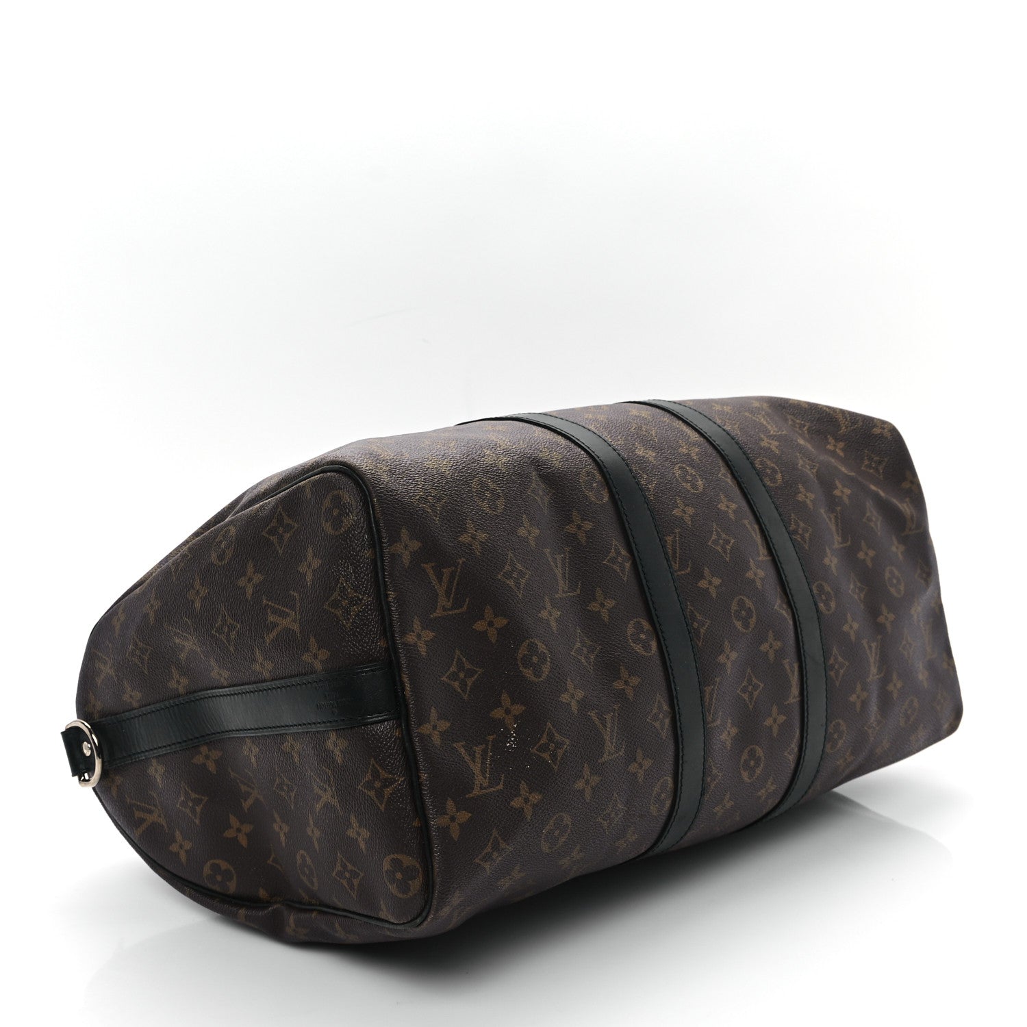 Louis Vuitton Monogram Macassar Keepall Bandouliere 45 4 of 12