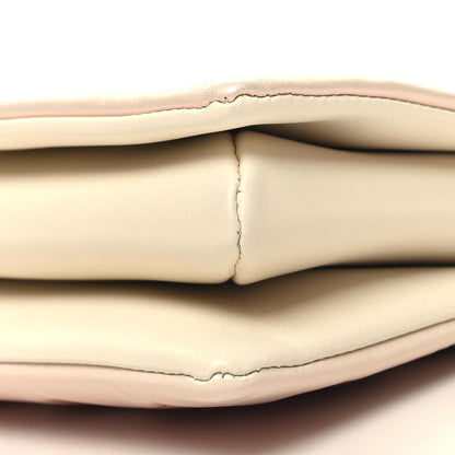 Louis Vuitton Pearlescent Lambskin Embossed Monogram Coussin PM Beige Rose 11 of 11