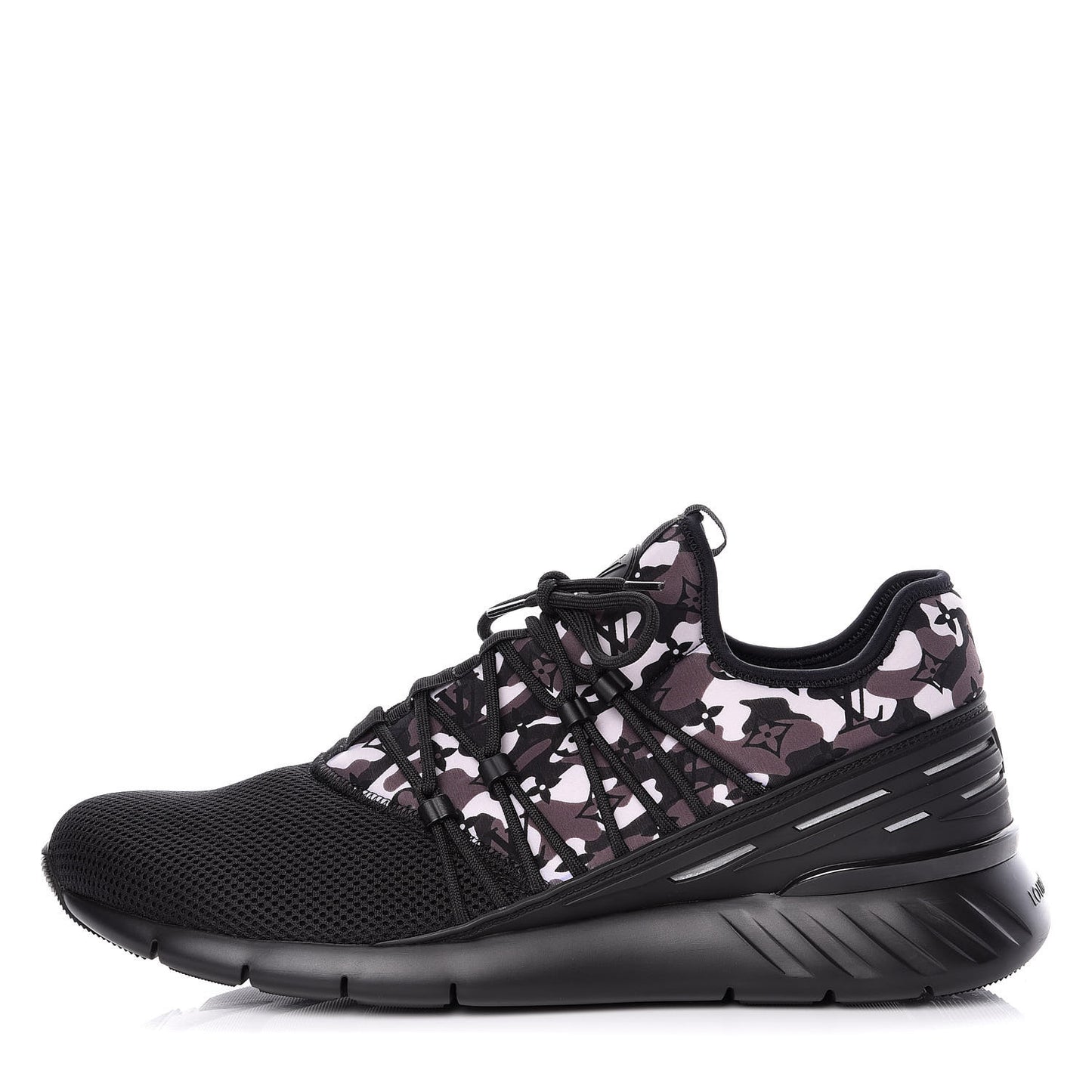 Neoprene Mesh Rubber Monogram Camo Fastlane Low Sneakers 13 Black