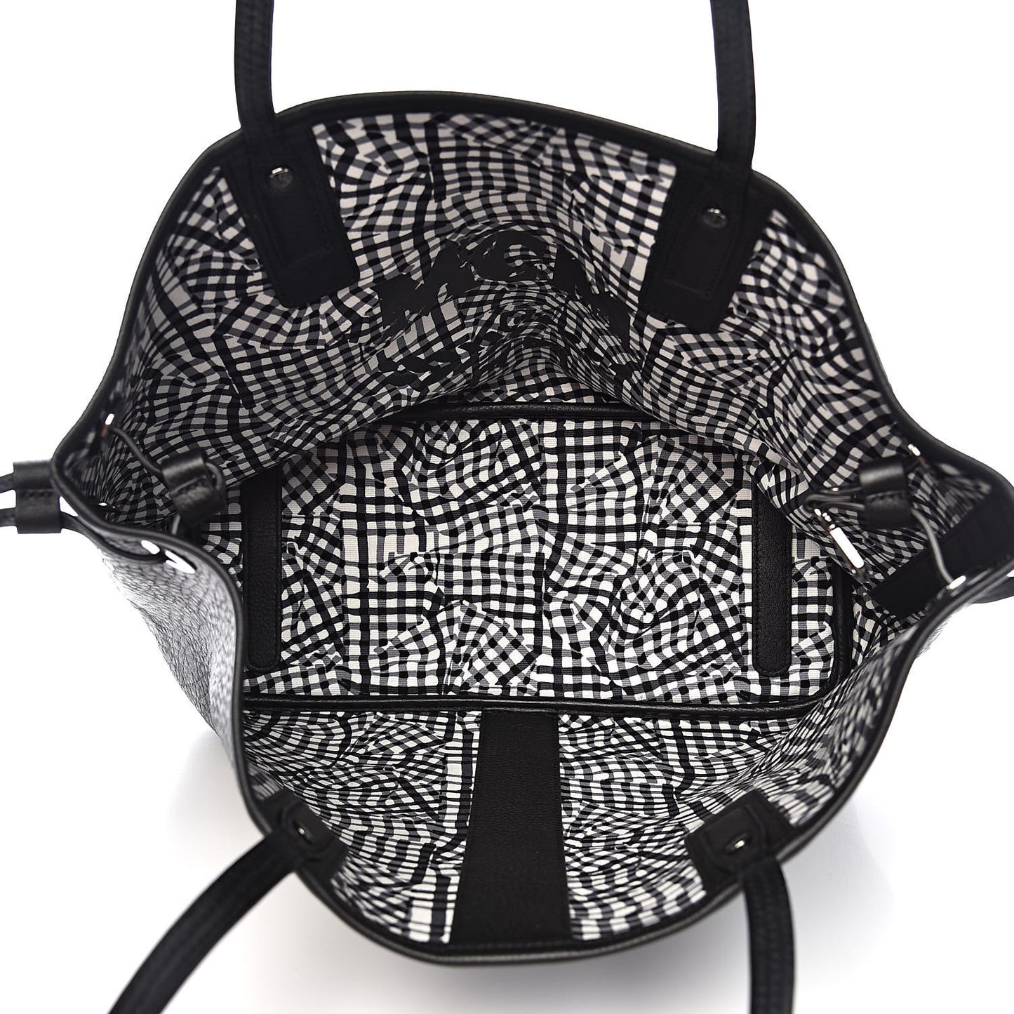Visetos Medium Liz Reversible Shopper Tote Black