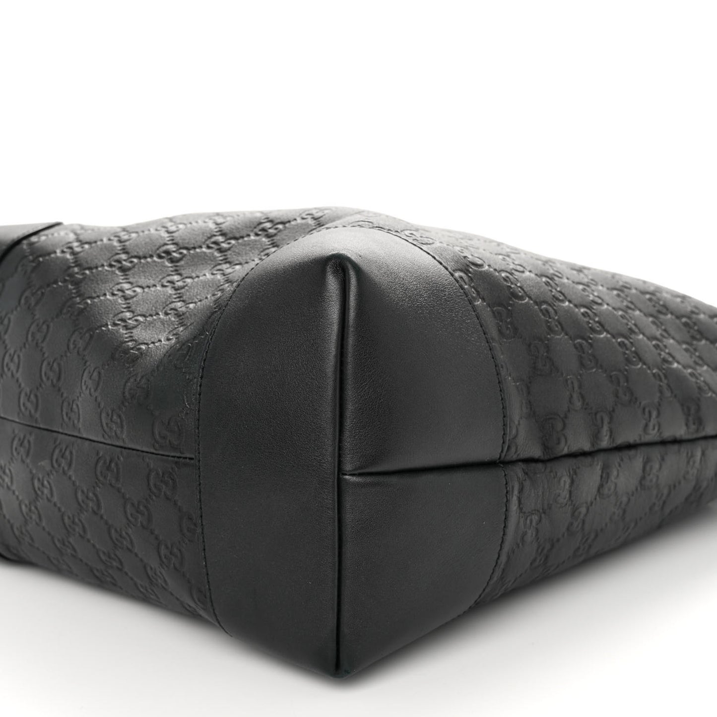 Guccissima Large Interlocking G Tote Dark Green