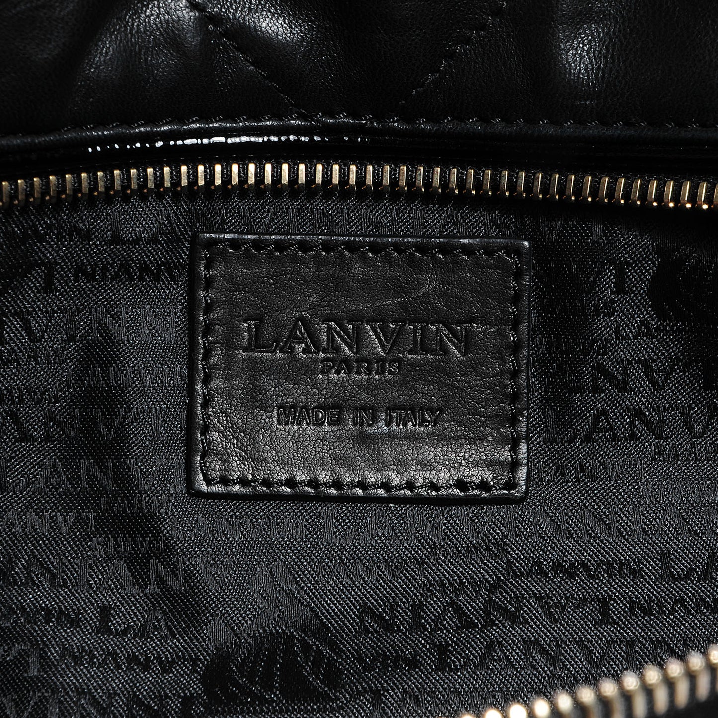 Lambskin Amalia Shoulder Bag Black