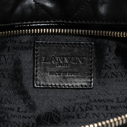 Lanvin Lambskin Amalia Shoulder Bag Black 6 of 6