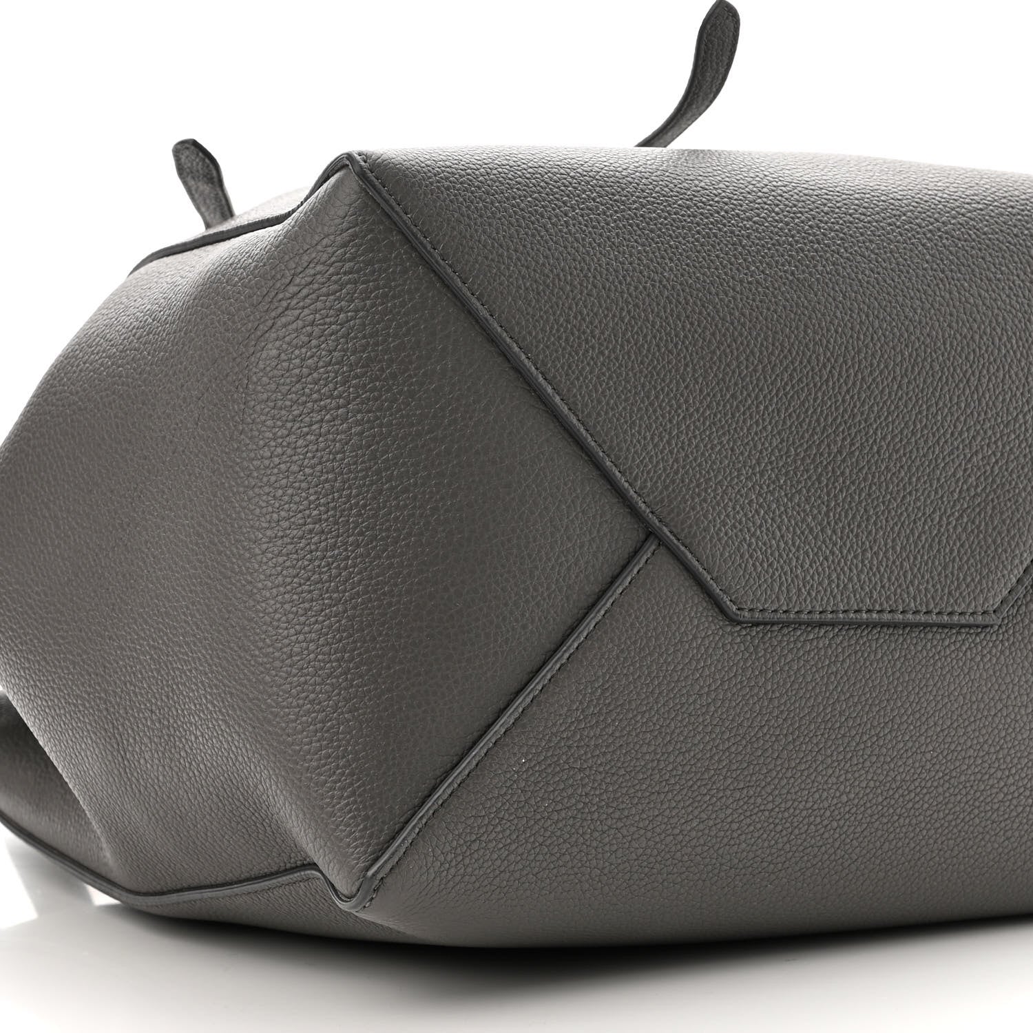 Celine Soft Grained Calfskin Small Belt Cabas Phantom Grey 9 of 10