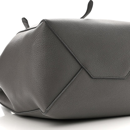 Celine Soft Grained Calfskin Small Belt Cabas Phantom Grey 9 of 10