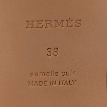 Hermes Calfskin Neo Low Boots 36 Black 6 of 7