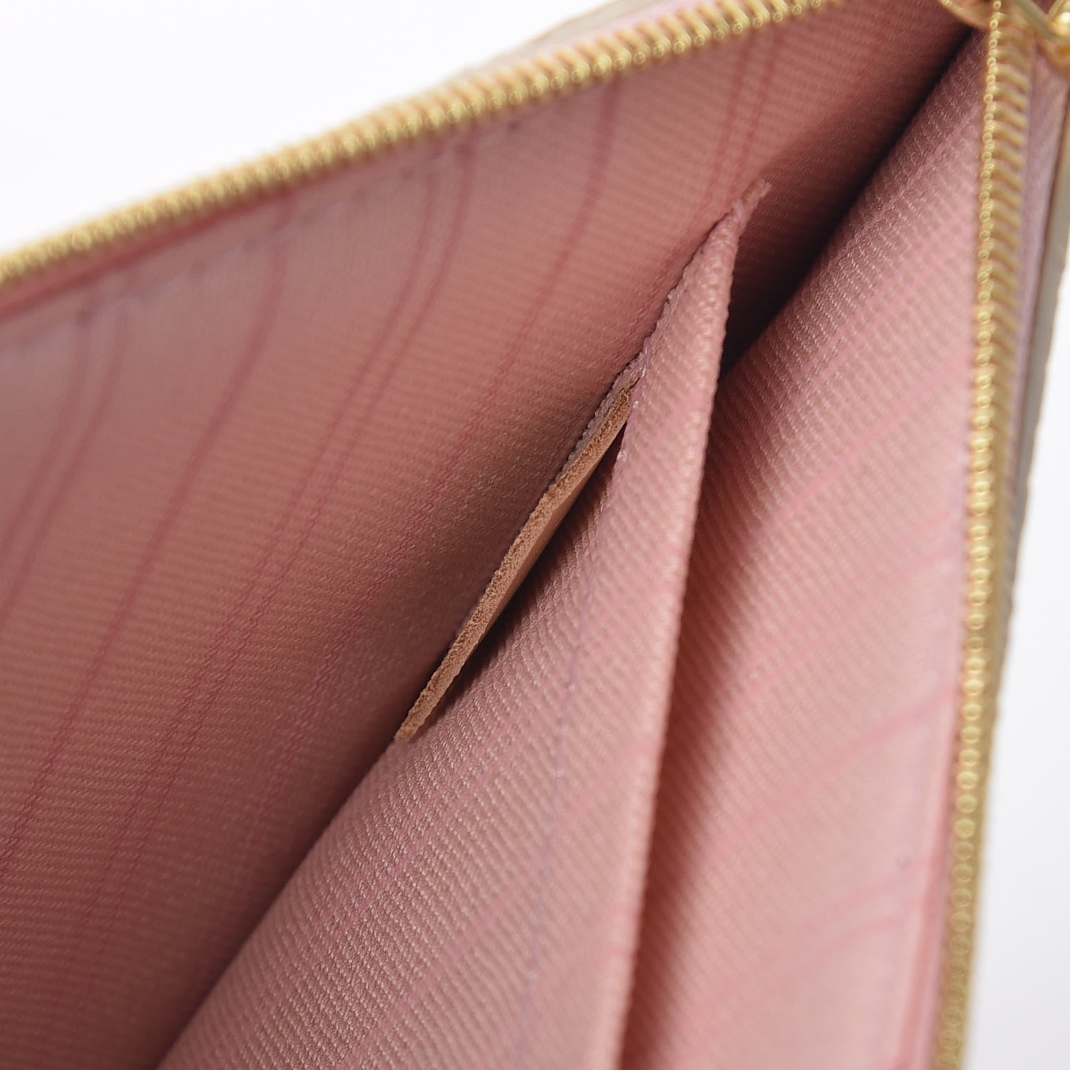Louis Vuitton Damier Azur Neverfull MM GM Pochette Rose Ballerine 7 of 7