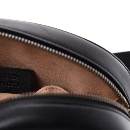 Gucci Calfskin Matelasse GG Marmont Belt Bag 75 30 Black 9 of 11