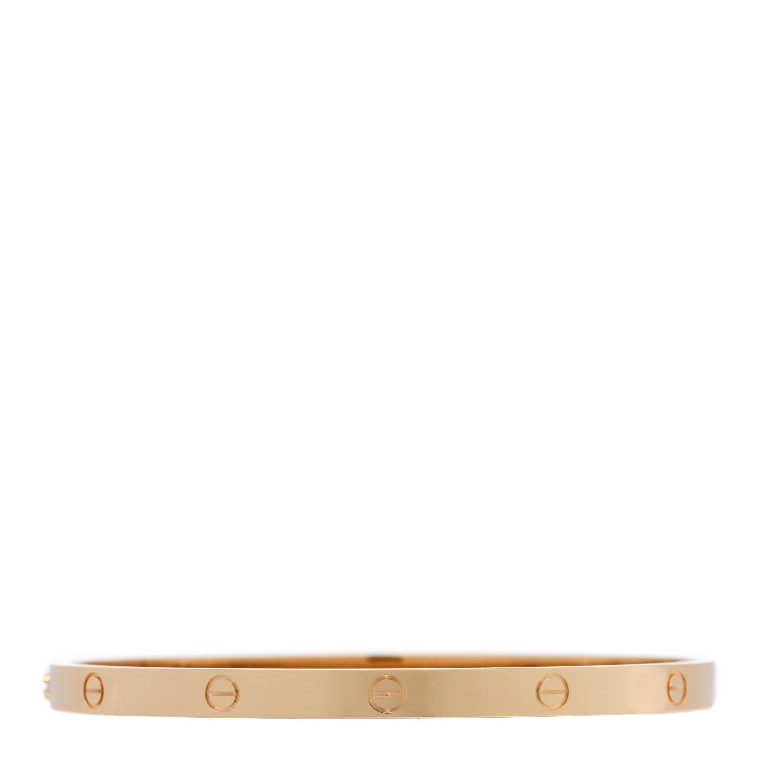 Cartier 18K Yellow Gold Medium LOVE Bracelet 19 2 of 6