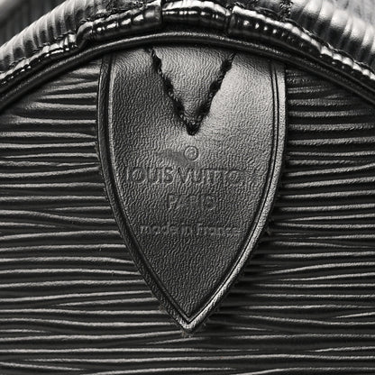 Louis Vuitton Epi Speedy 30 Black 6 of 10