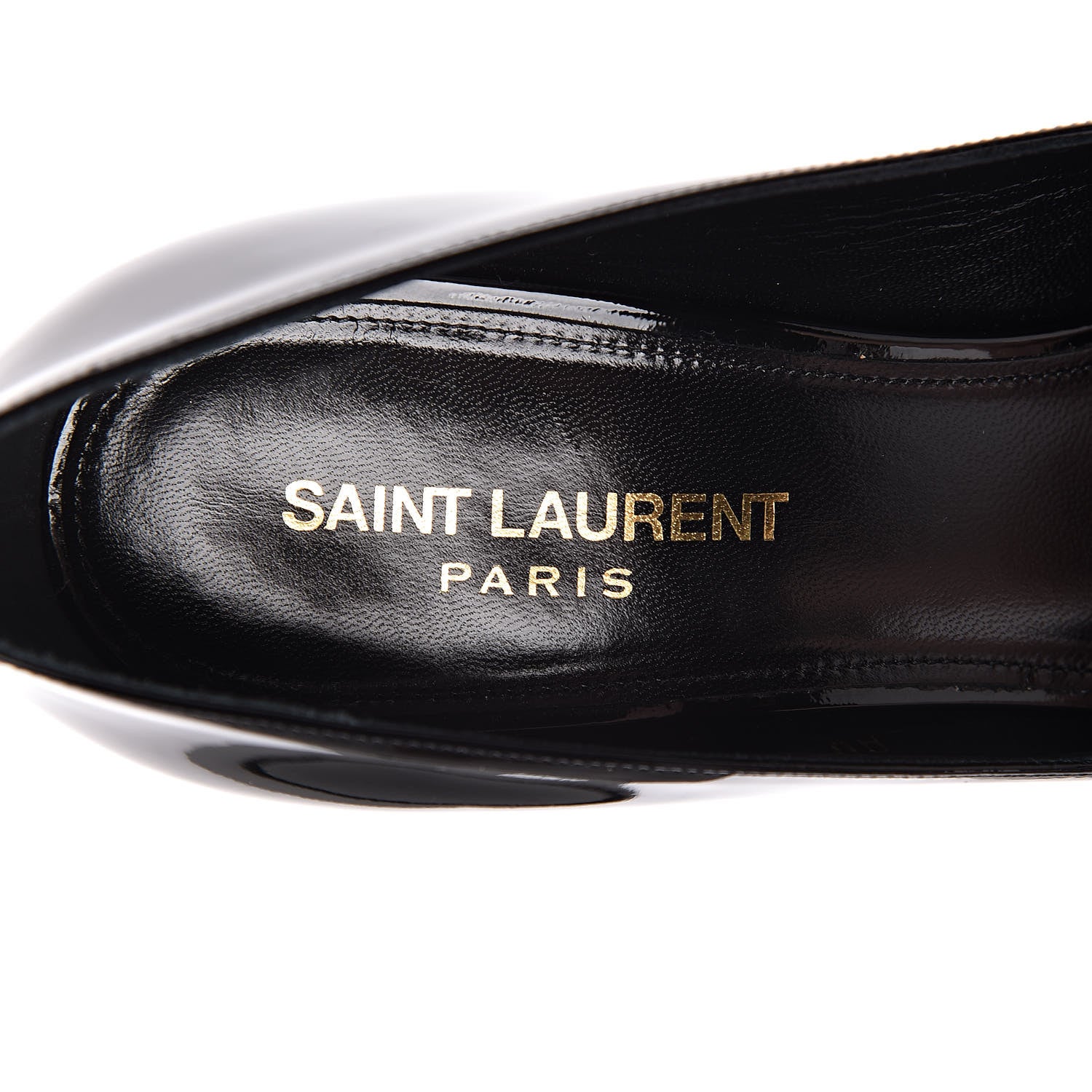 Saint Laurent Patent Opyum 85 Pumps 38 Black 6 of 12