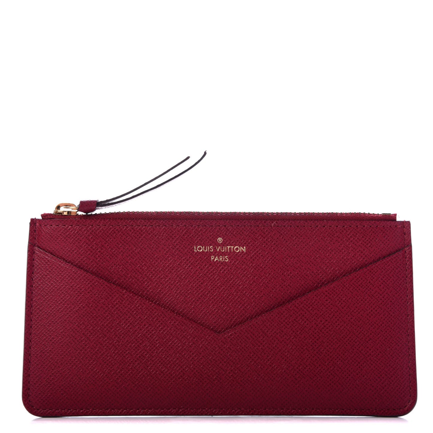 Calfskin Jeanne Wallet Zippered Insert Fuchsia