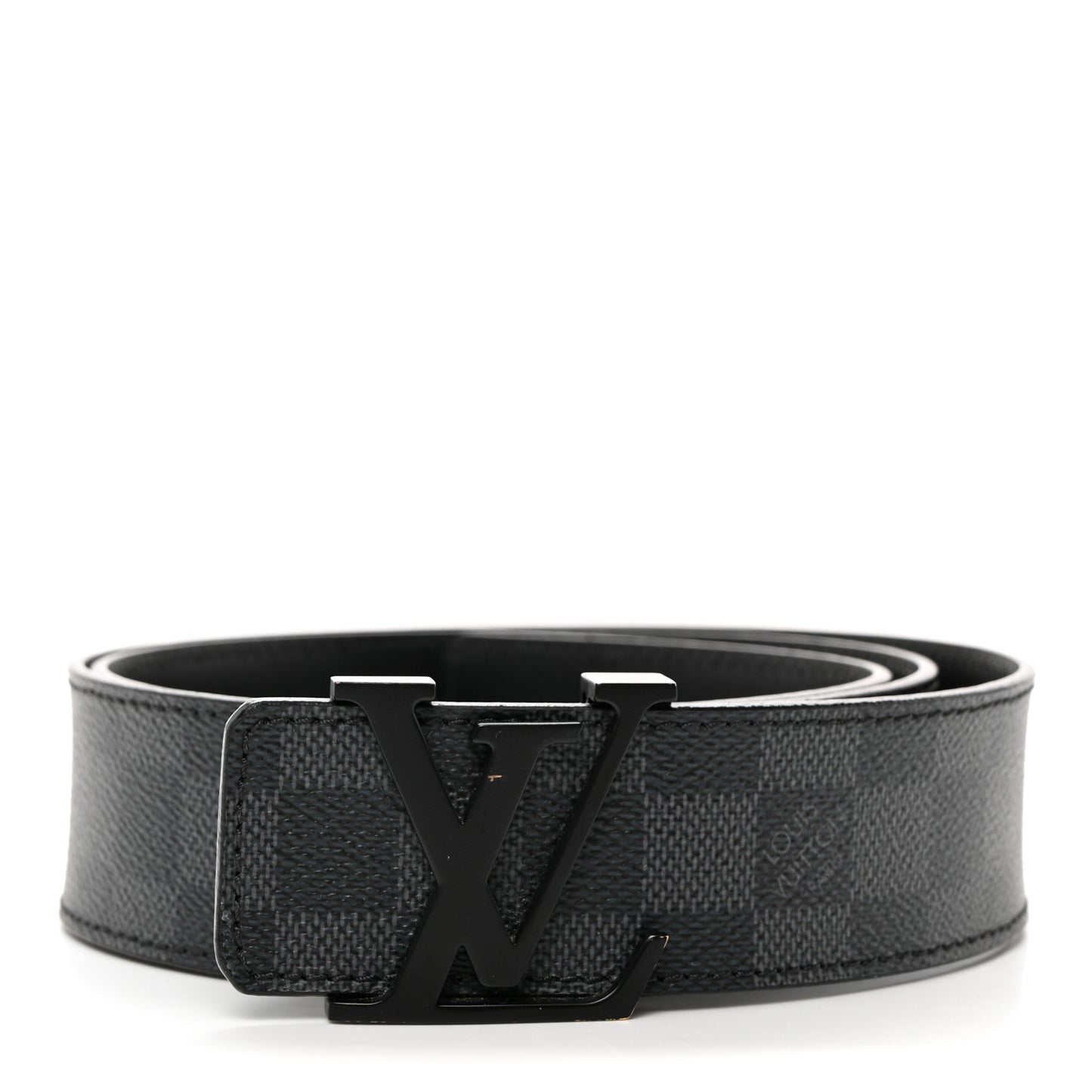 Damier Graphite 40mm LV Initiales Belt 95/38