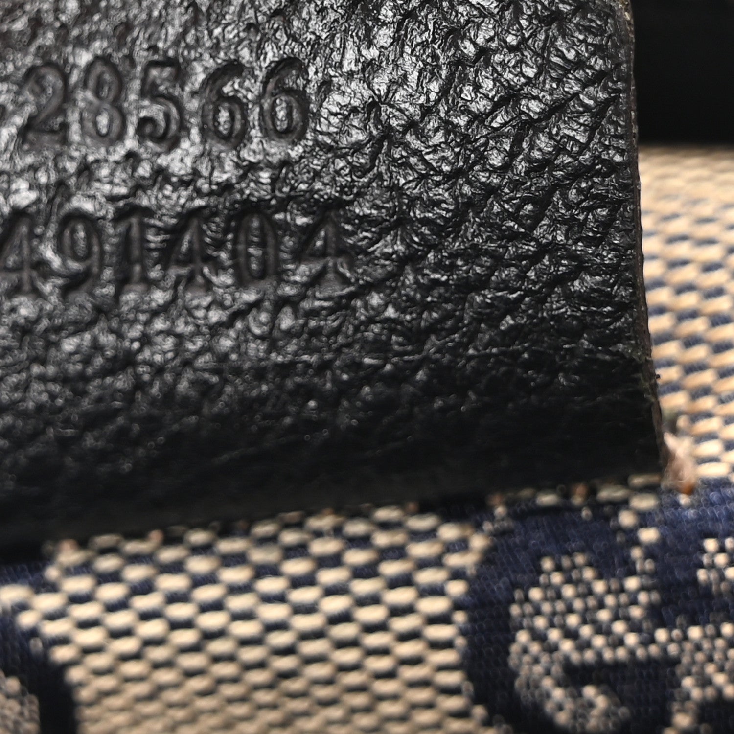 Gucci GG Monogram Web Double Pocket Belt Bag Navy 7 of 10