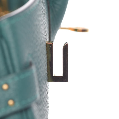 Hermes Togo Birkin 25 Malachite 22 of 38