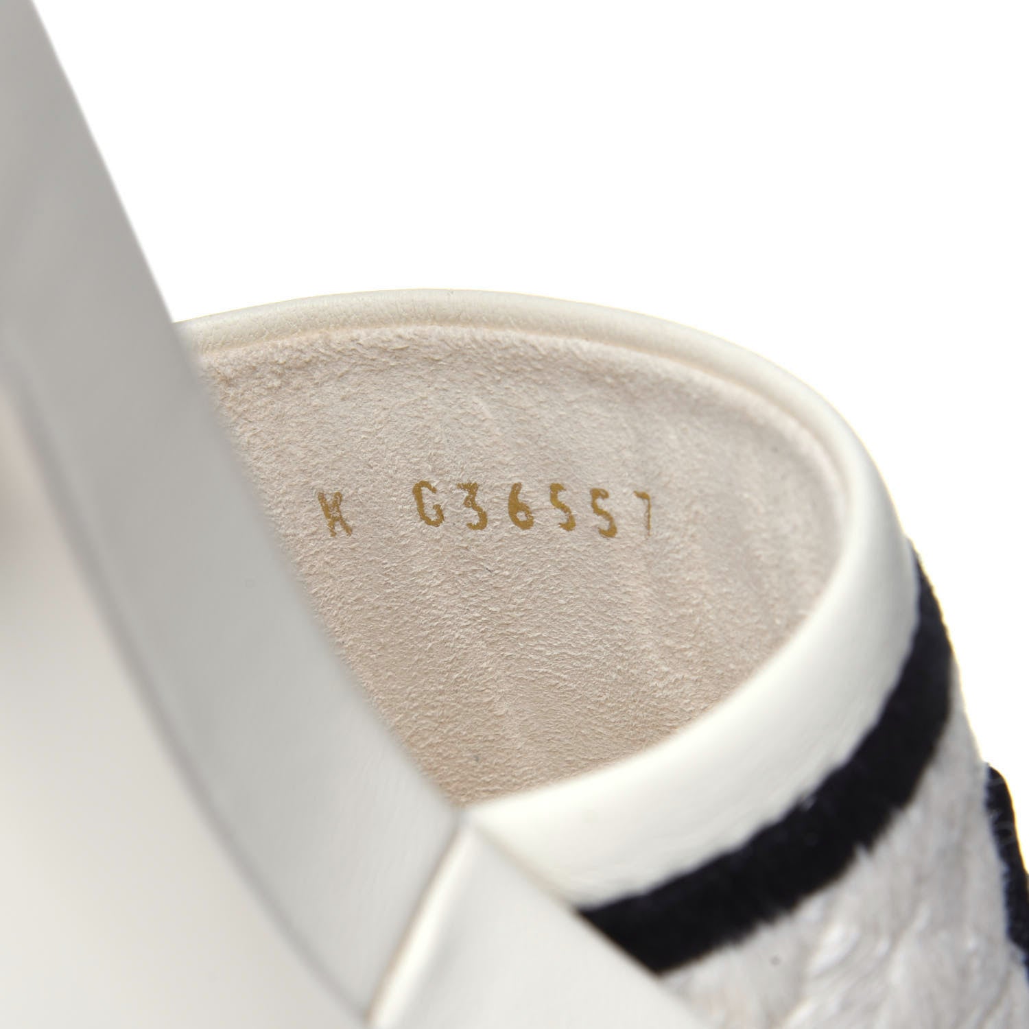 Chanel Lambskin Embroidered Logo Mules 36.5 Ivory Black 10 of 11