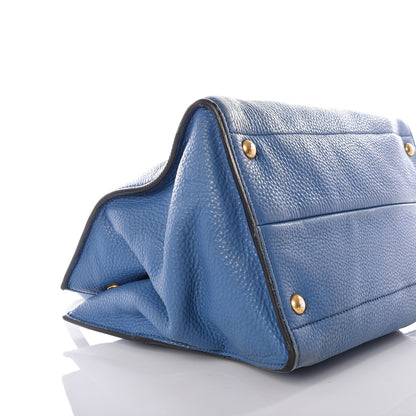 Prada Vitello Daino Tote Cobalto 9 of 18