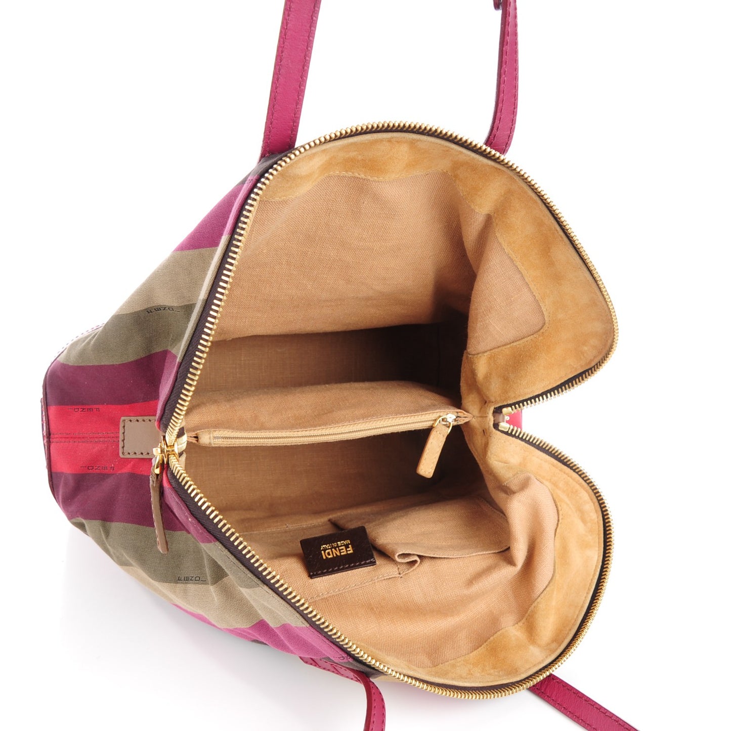 Pequin Striped 2Bag Bordeaux Multicolor Tobacco Lampone