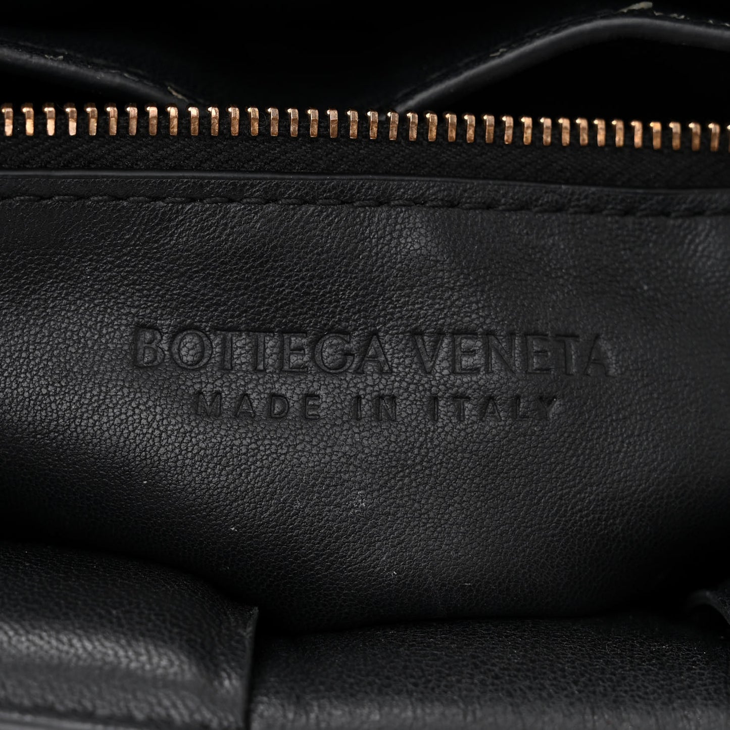 BOTTEGA VENETA Nappa Maxi Intreccio Padded Cassette Crossbody Bag Black