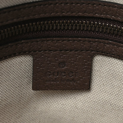 Gucci Soft GG Supreme Monogram Textured Dollar Calfskin Web Large Ophidia Carry-On Duffle Bag Beige Ebony New Acero 6 of 12