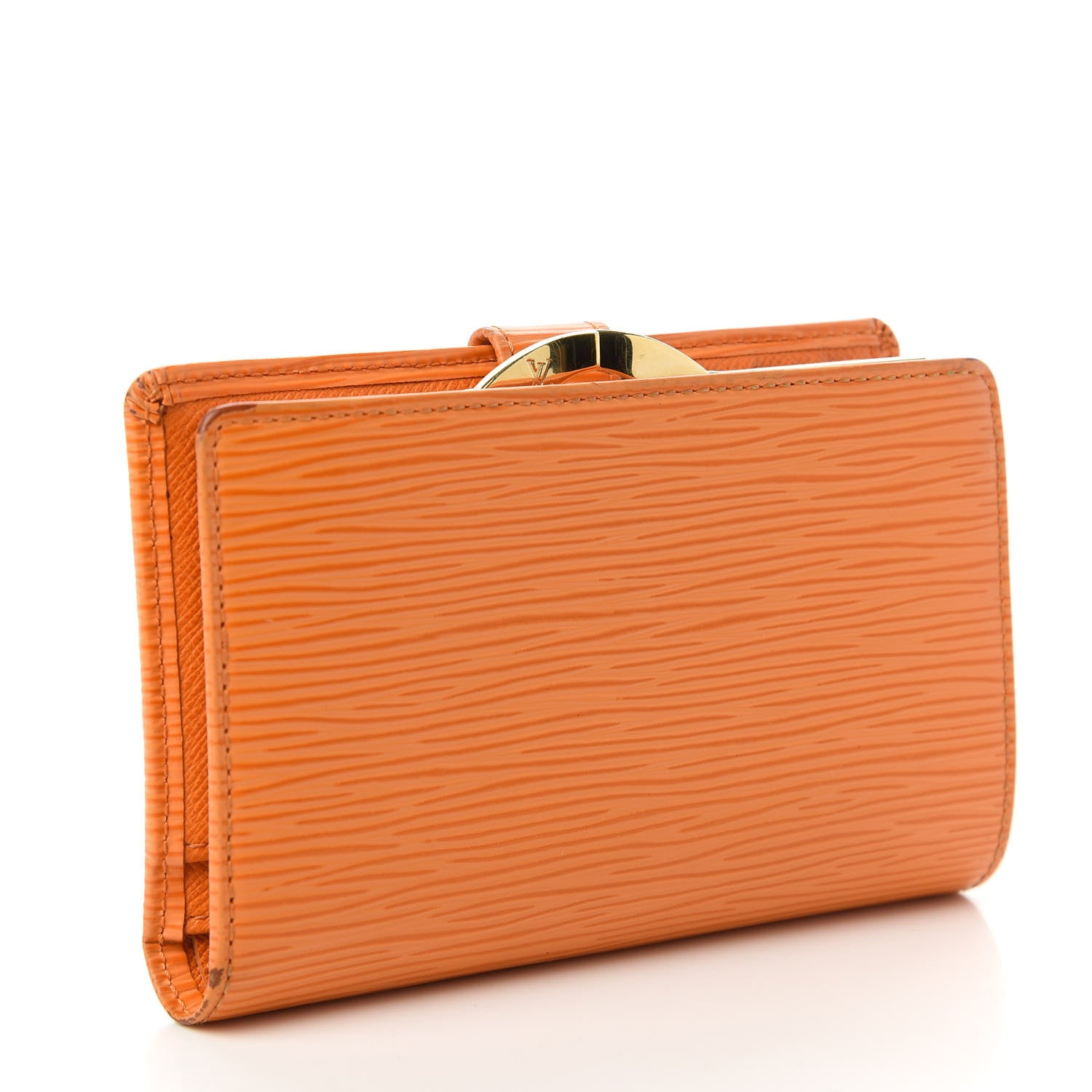 Louis Vuitton Epi French Purse Wallet Mandarin 3 of 10