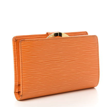 Louis Vuitton Epi French Purse Wallet Mandarin 3 of 10