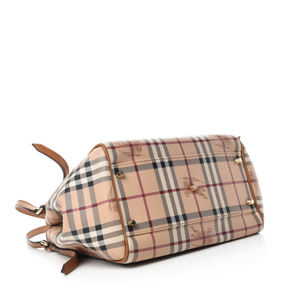 Burberry Haymarket Check Small Canterbury Tote Brown 4 of 14