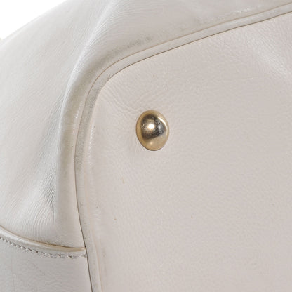 Saint Laurent Leather Large Muse Ivory 4 of 11