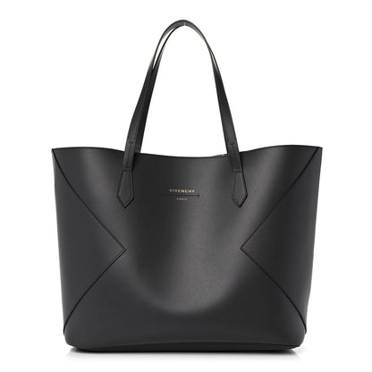 Givenchy Smooth Calfskin Wing Shopper Tote Grey White 3 of 16